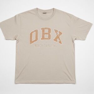 OBX Beige Graphic T-Shirt size L